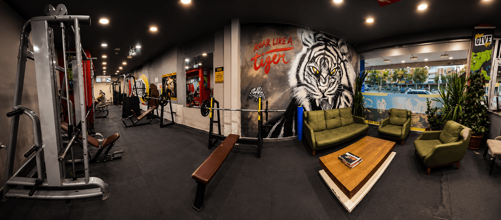 Gym Gang Sport Club ayrıcalıklı spor salonu atmosferi